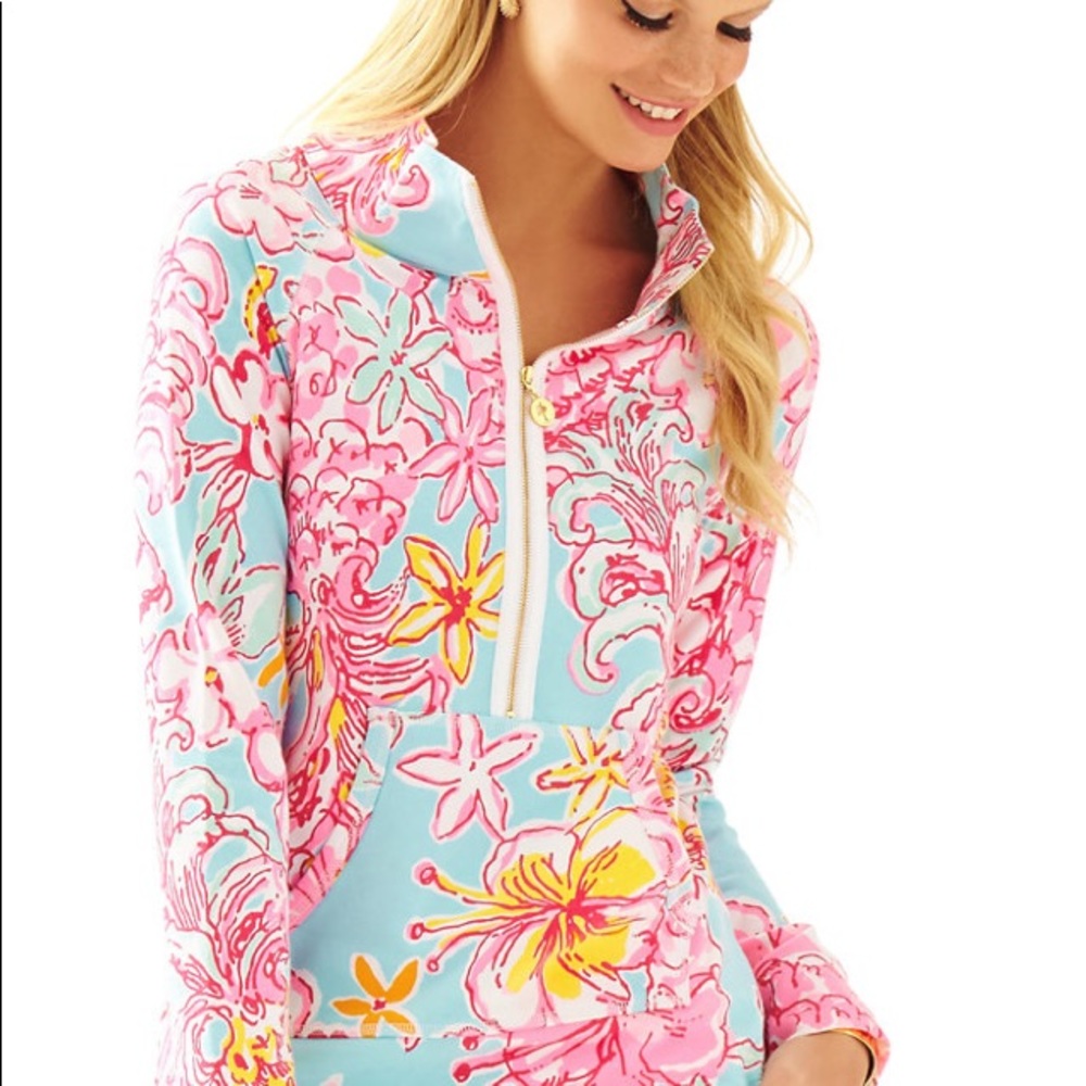 Lilly Pulitzer breakwater blue Lolita popover